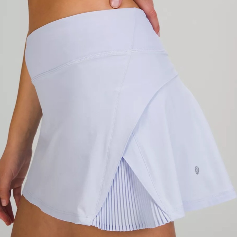 ❤️LULULEMON PLAY OFF THE PLEATS SKIRT/SKORT-PASTEL BLUE-12❤️
